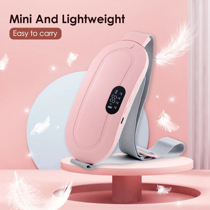 Smart Warm Palace Belt, Portable, Rechargeable & Cordless Heating Pad for Menstrual Pain or Back Pain, Back or Belly Warm Belt